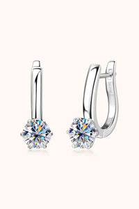 Thumbnail for 2 Carat Moissanite 925 Sterling Silver Earrings