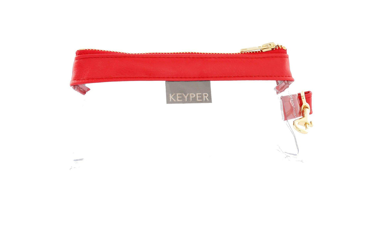 Keyper - Perfect Red Vegan Leather 4 PC WRISTLET SET - 2 OPTIONS -