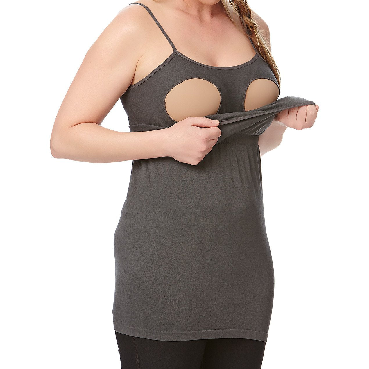 The Most Comfortable Seamless Nursing Camisole - 3 COLORS -