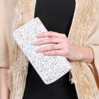 Thumbnail for Glitter Zipper Wallet - 8 COLORS -