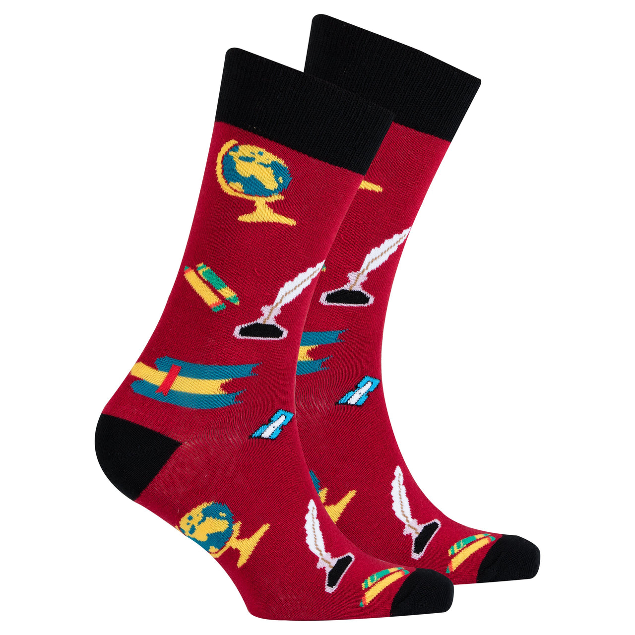 Men's Literature Socks - 1 COLOR -