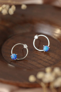 Thumbnail for New Beginnings Opal Earrings - T - 2 COLORS -