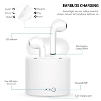 Thumbnail for I7s Tws Wireless Headphones - Bluetooth 5.0 Earphones Sport Earbuds Headset With Mic Charging Box Headphones for All Smartphones - [26 DAY DELIVERY] - 2 COLORS -