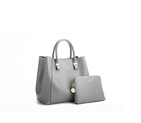 Thumbnail for GUNAS NEW YORK - Jane - Grey Vegan Leather Satchel with dust bag - 1 COLOR -