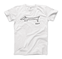 Thumbnail for Pablo Picasso Dachshund Dog (Lump) Artwork T-Shirt - 6 COLORS