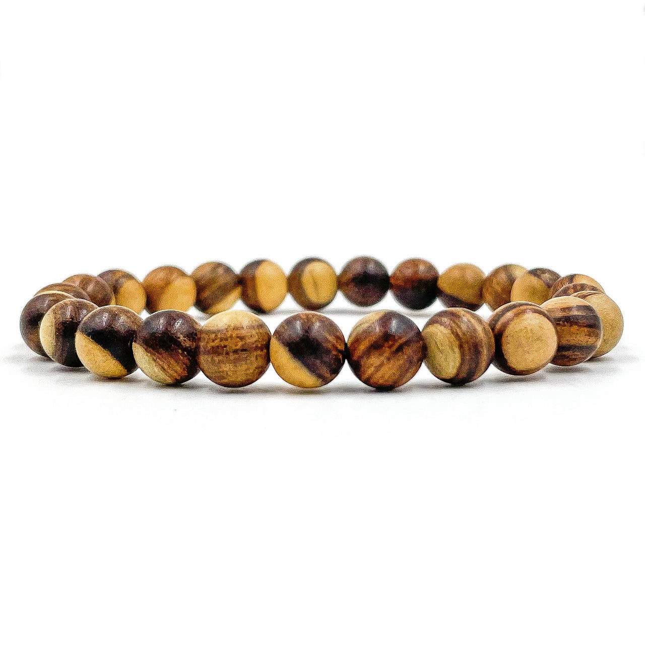 Union - Dual Brown Sandalwood Mala Beaded Bracelet -