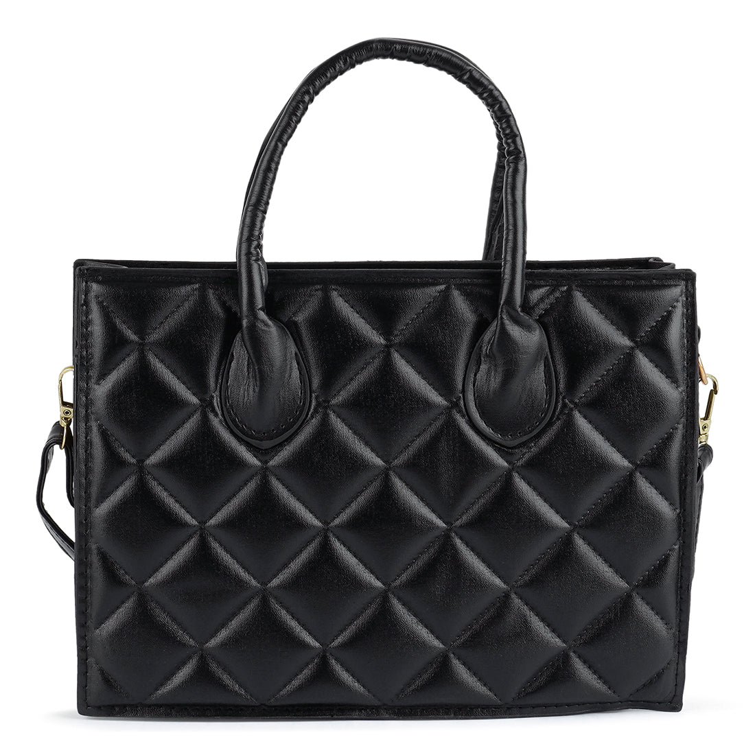 London Rag - Quilted Structure Hand Bag - 3 COLORS -