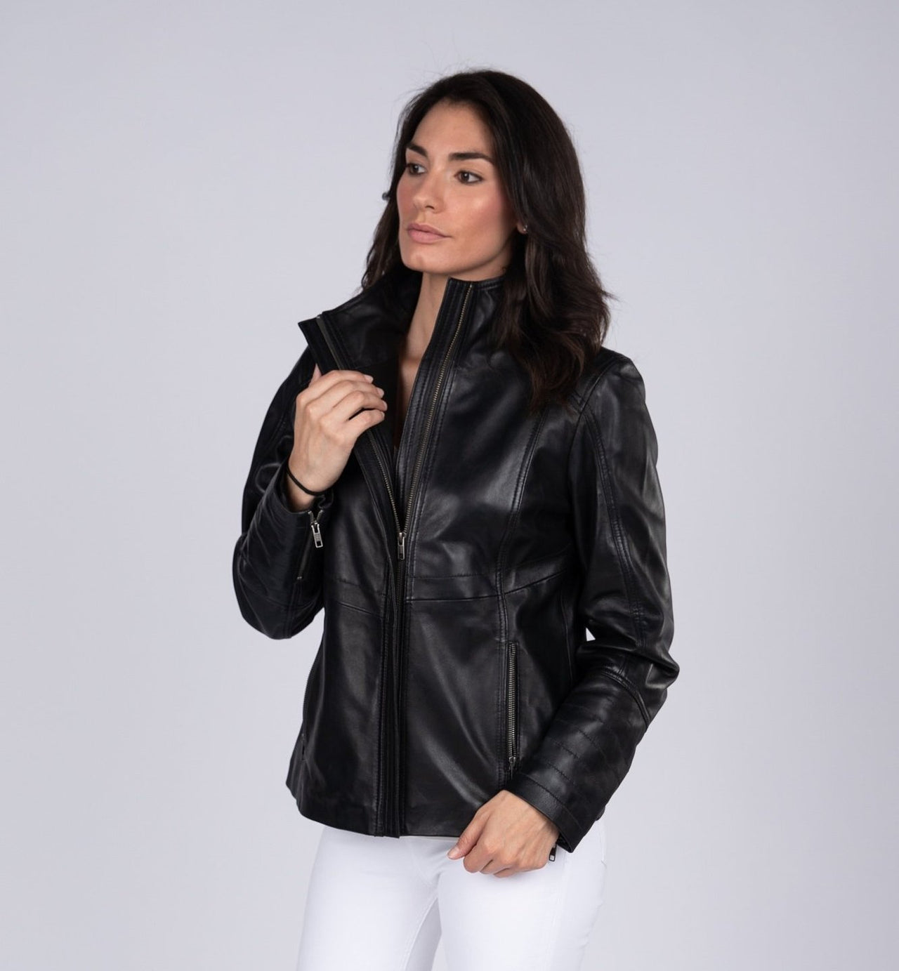 Fadcloset - Arra Womens Leather Jacket - 5 COLORS -