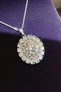 Thumbnail for 5 Carat Moissanite 925 Sterling Silver Necklace