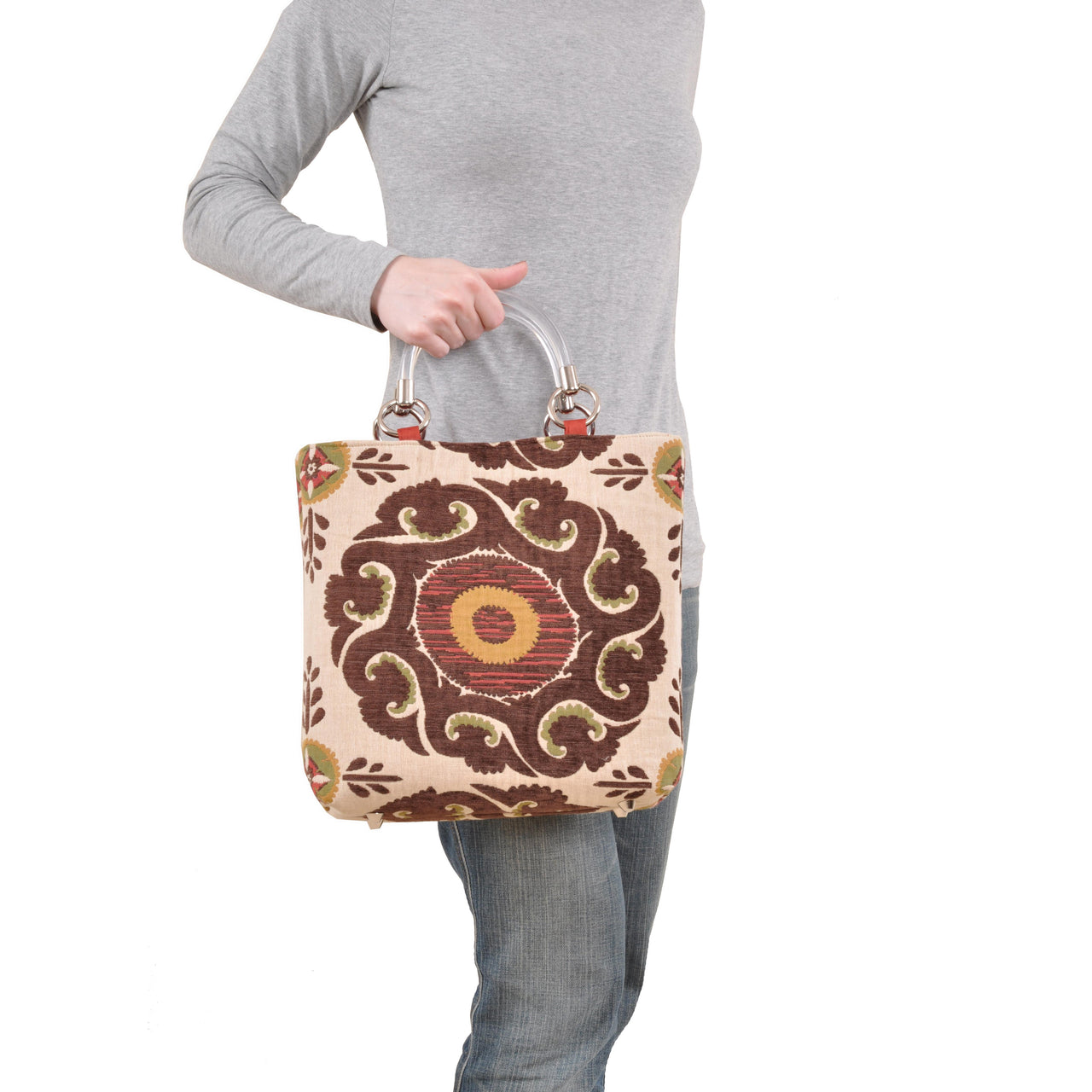 Baxter Designs - Marakesh Brown Small Tote - 1 COLOR -