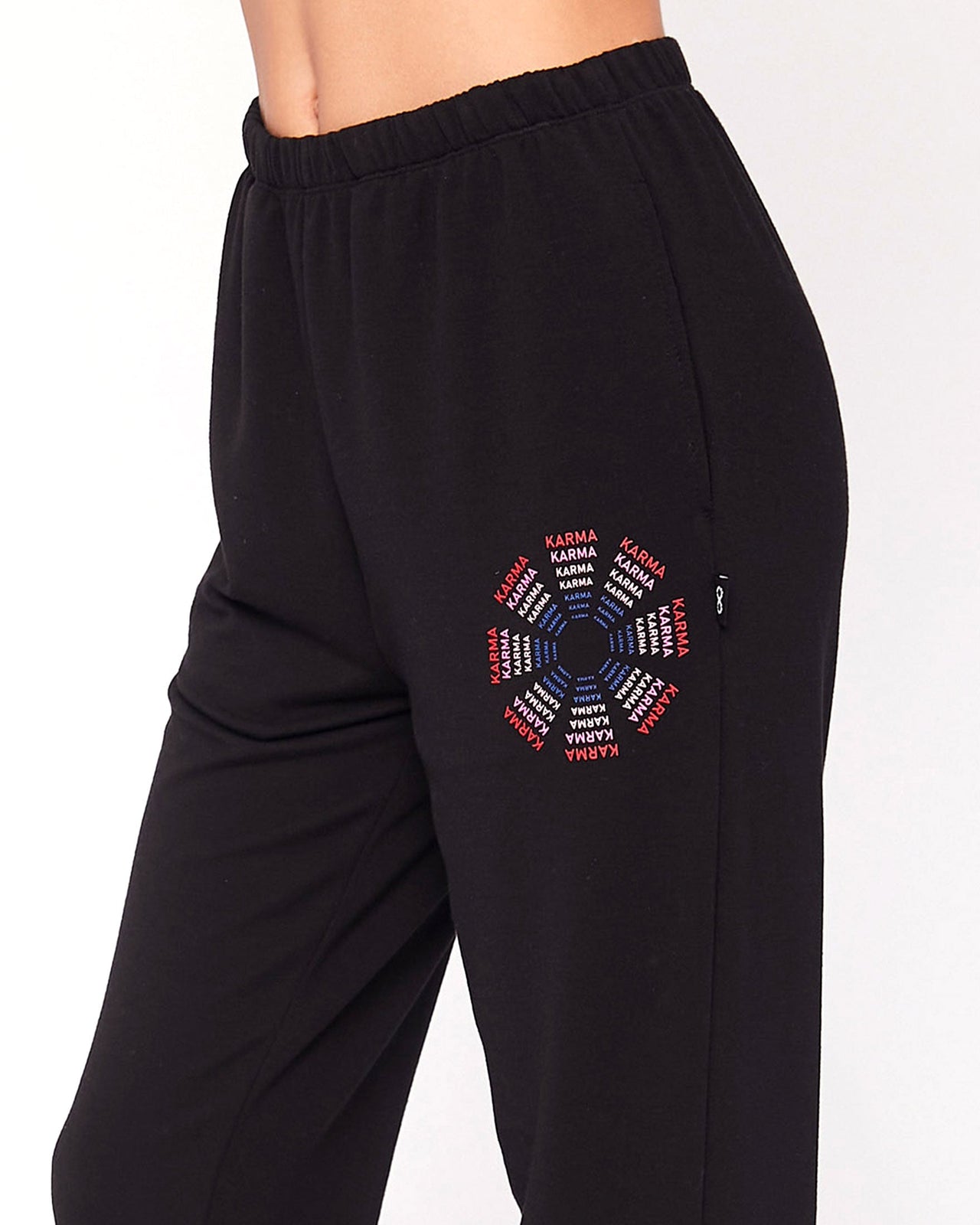 Rebody - Karma Graphic Viscose Blend Sweatpants - 2 KHARMIC COLORS -