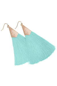 Thumbnail for Large Tassel Earrings - 10 COLORS -