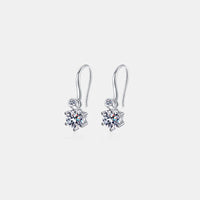 Thumbnail for 2 Carat Moissanite 925 Sterling Silver Earrings