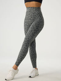 Thumbnail for Leopard High Waist Active Leggings - T - 4 COLORS -