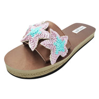 Thumbnail for SAND BY SAYA N.Y. - Hamptons Blue Stars - Women’s Espadrille Flat - 3 COLORS -