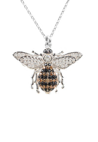 Thumbnail for LATELITA - Honey Bee Pendant Necklace Silver -