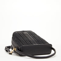 Thumbnail for Anna Woven Leather Bag Black -