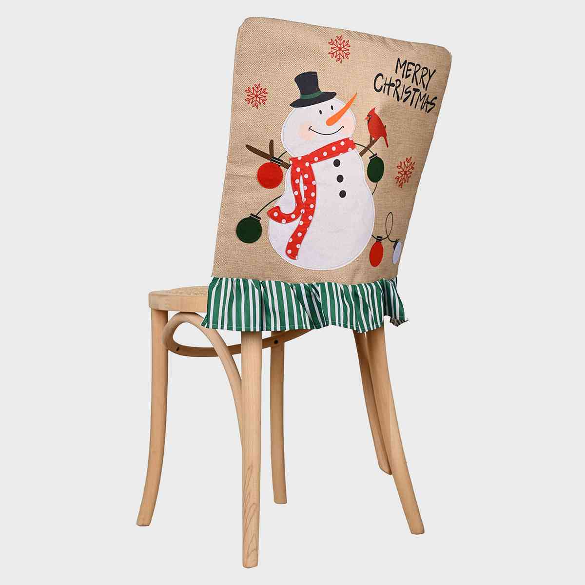 Merry Christmas Chair Cover - 20.9" - [5-10 DAY DELIVERY] - T - 2 TYPES/STYLES -