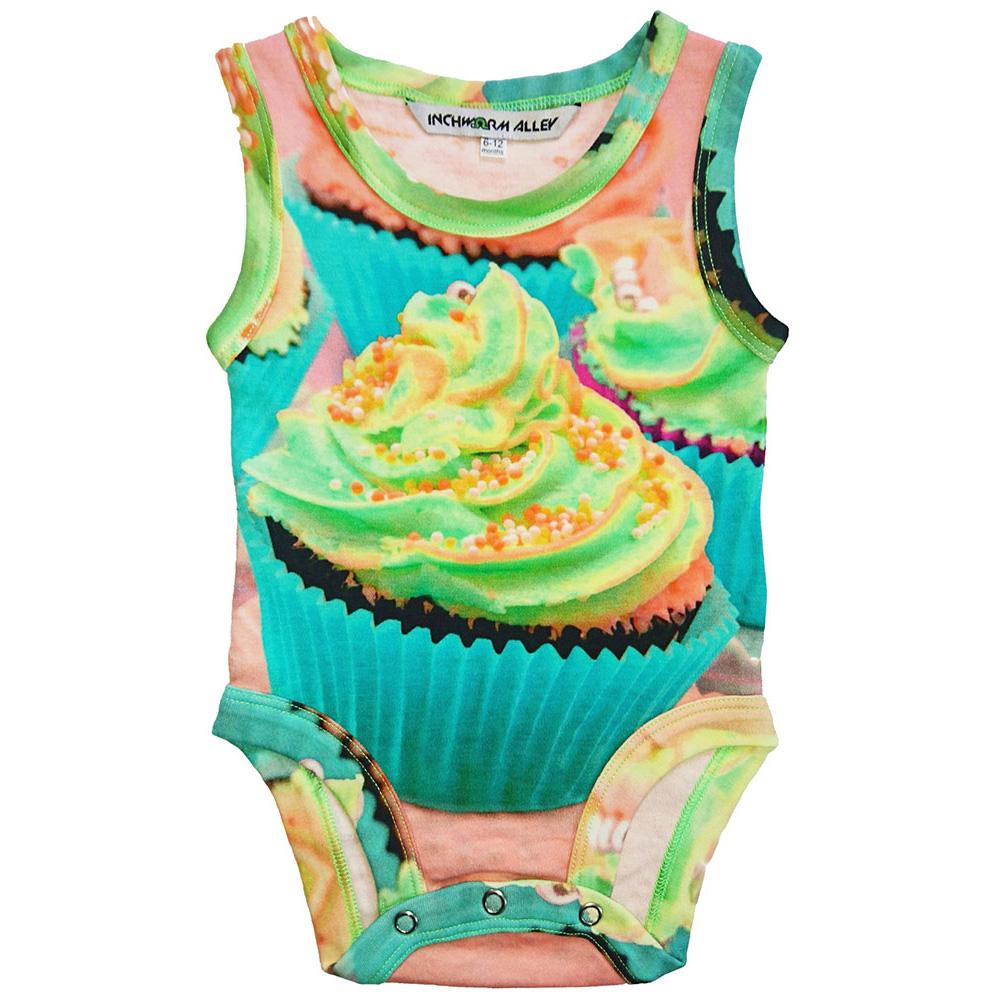 Bodysuit - Tank - Cupcakes -