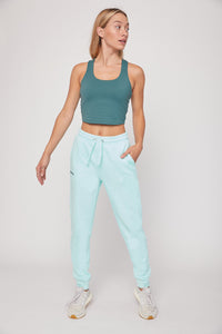 Thumbnail for Rebody - French Terry Crop Hoody - Smooth Mint *Sustainable - 1 COLOR -