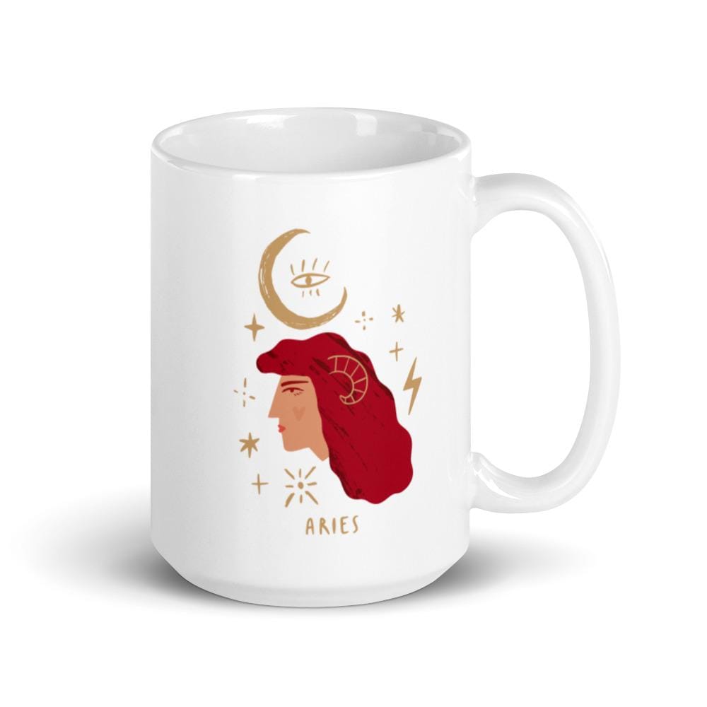 Aries Zodiac Girl Coffee Mug -