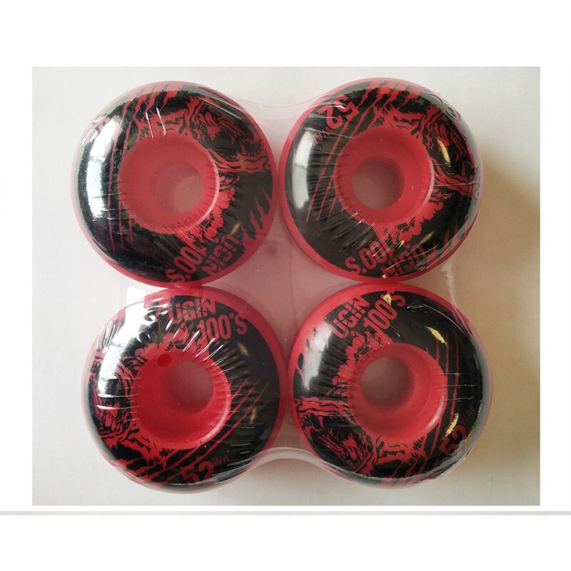 4x UGIN Skateboard Double Wane Wheels Resilient PU SHR-100A Extreme the Invert Board Wheel High Rebound 52CM * 30CM Accessories - [15-25 DAY DELIVERY] -