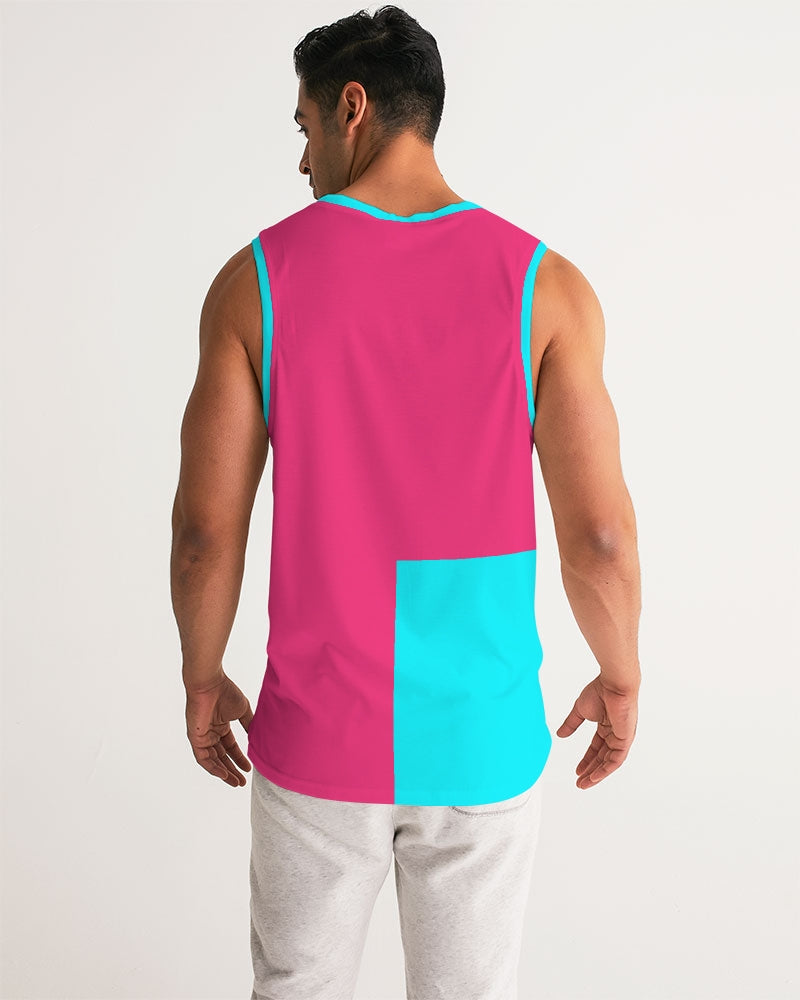 Chaluisant -Perennial Fuchsia Men's Tank Top - 1 COLOR -