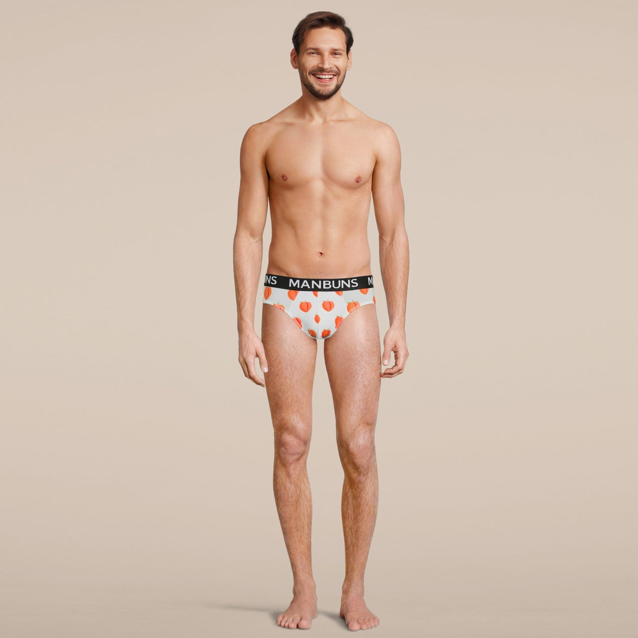 Men's Peach Brief Underwear -