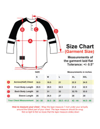 Thumbnail for Men's 3/4 Sleeve Baseball Football College Raglan Henley Athletic T-Shirt - 1 COLOR