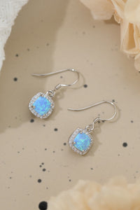 Thumbnail for Opal Square Drop Earrings - T - 2 COLORS -