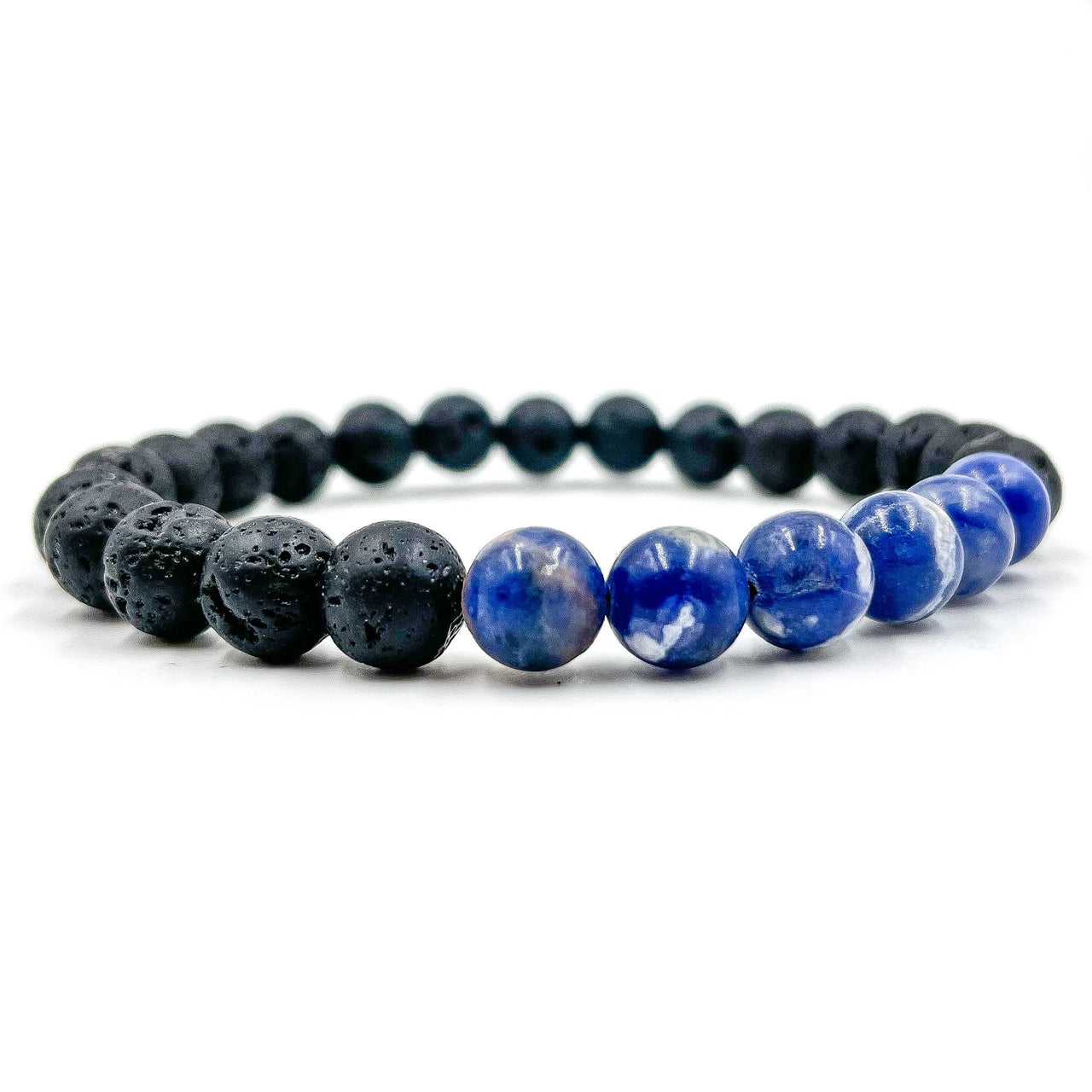 Grove - Blue Sodalite & Lava Rock -