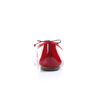 Thumbnail for Patent Sheep Leather Ballerina (Red)