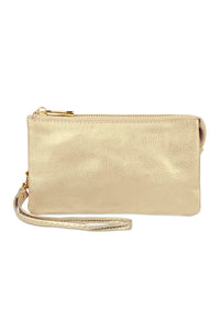 Thumbnail for Riah Fashion - Leather Wallet With Detachable Wristlet - 25 COLORS -