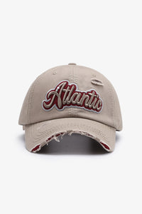 Thumbnail for ATLANTIC Graphic Distressed Baseball Cap - T - 7 COLORS -