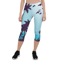 Thumbnail for FYC - Women's All Day Comfort Morro Bay Capri Leggings - 1 COLOR -