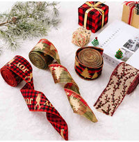 Thumbnail for Christmas Polyester Ribbon - [5-10 DAY DELIVERY] - T - 9 PATTERNS/STYLES -