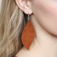 Thumbnail for Fringe Suede Leather Earrings - 13 COLORS -