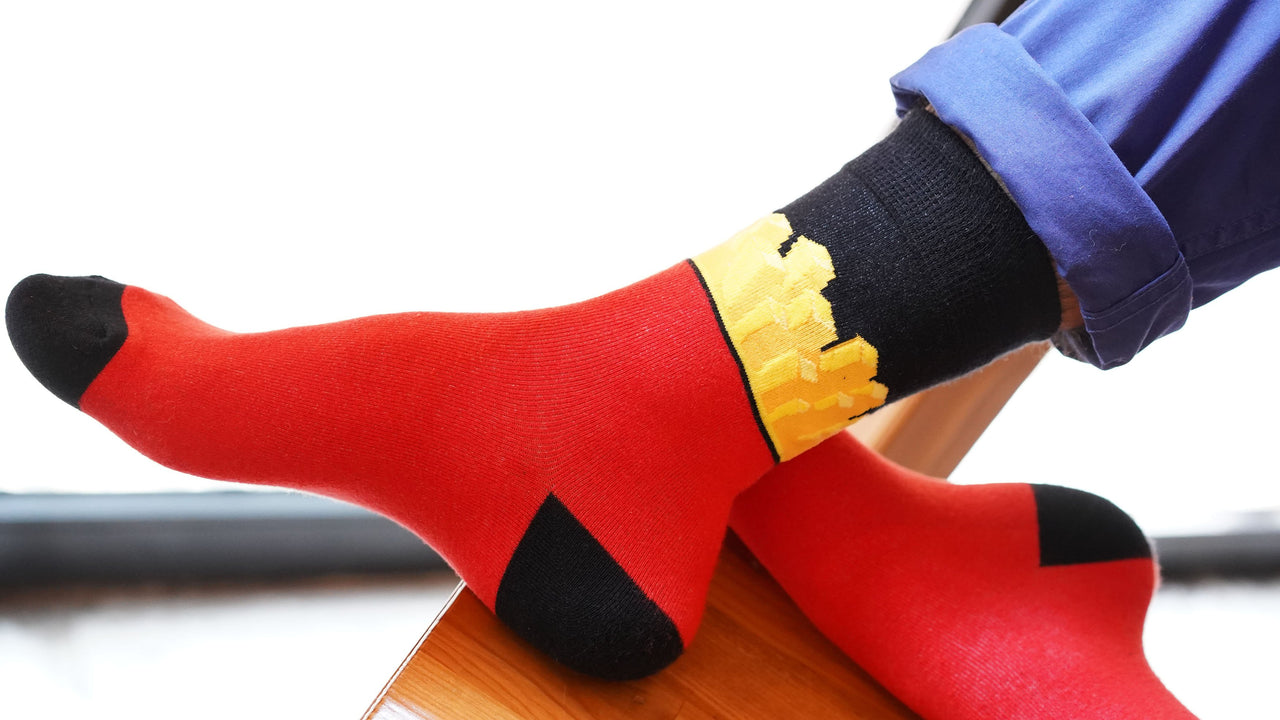 Men's Fries Socks - 1 COLOR -