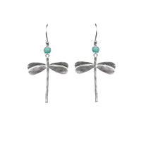 Thumbnail for Gena Myint - Dragonfly Amazonite Earrings -