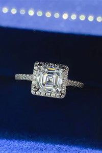 Thumbnail for 2 Carat Moissanite 925 Sterling Silver Ring