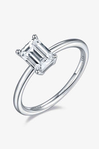 Thumbnail for 1 Carat Moissanite 925 Sterling Silver Solitaire Ring