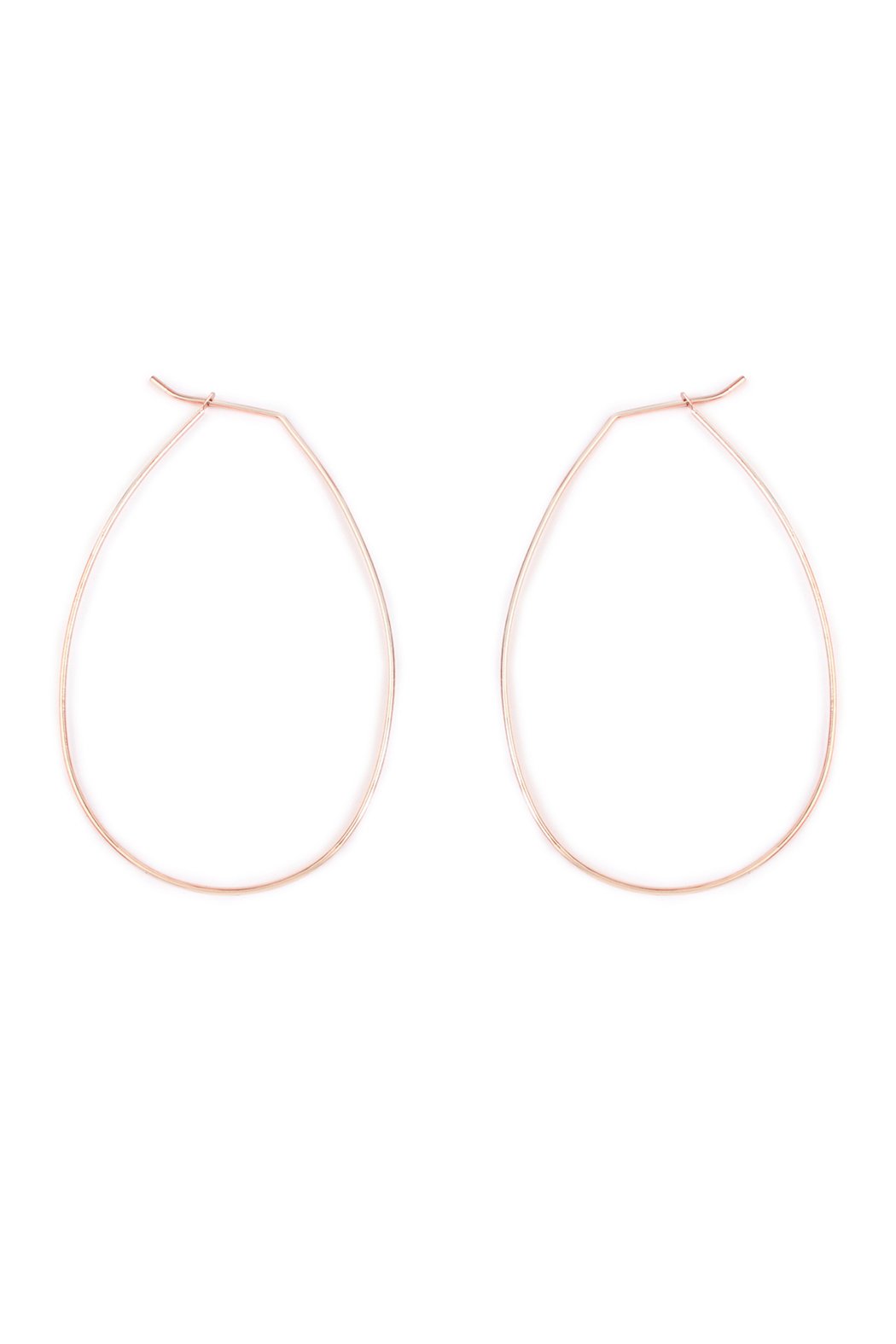 Large Teardrop Brass Earrings - 3 FINISHES -