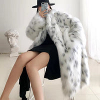 Thumbnail for Sharon Tatem - Thickened Plush Long Overcoat - Autumn and Winter - Faux Fur Coat - 1 COLOR -