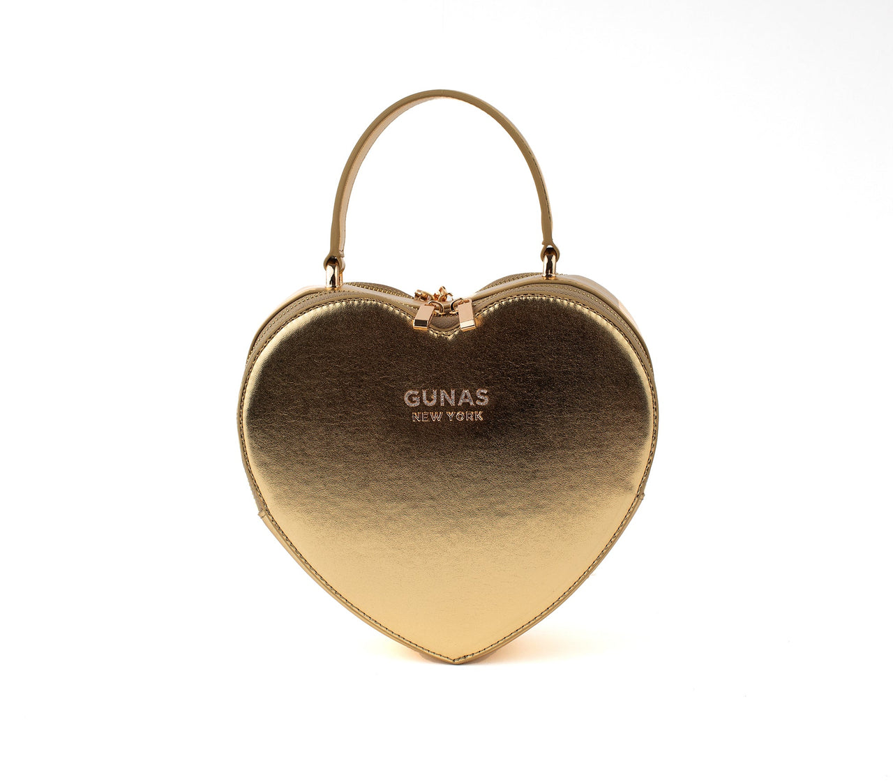 GUNAS NEW YORK - Sweetheart - Gold Vegan Crossbody Bag - 1 COLOR -