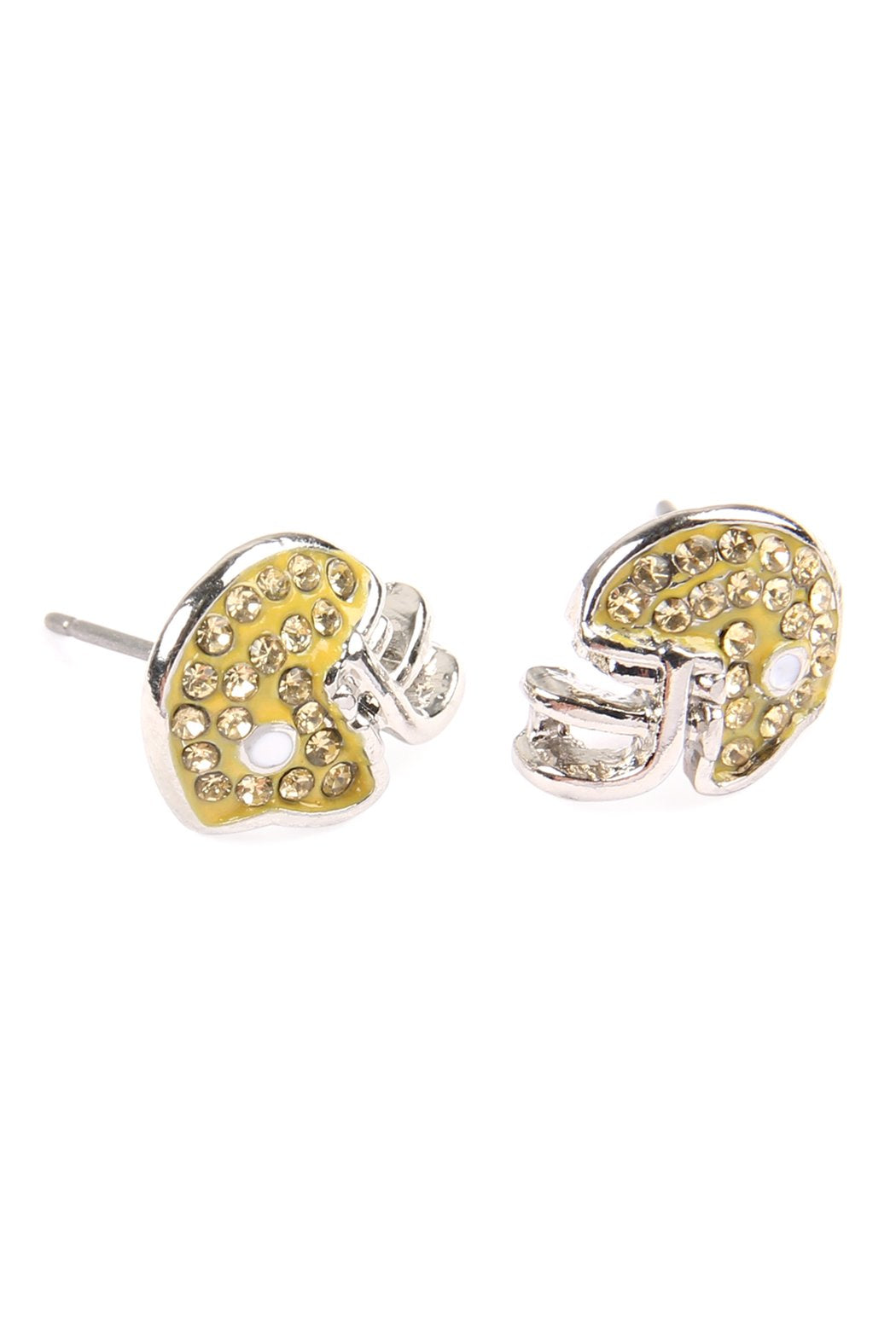 Football Helmet Epoxy Earrings - 6 COLORS -