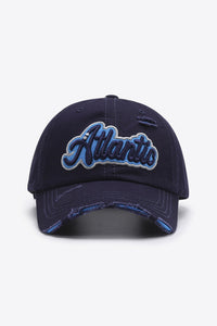 Thumbnail for ATLANTIC Graphic Distressed Baseball Cap - T - 7 COLORS -