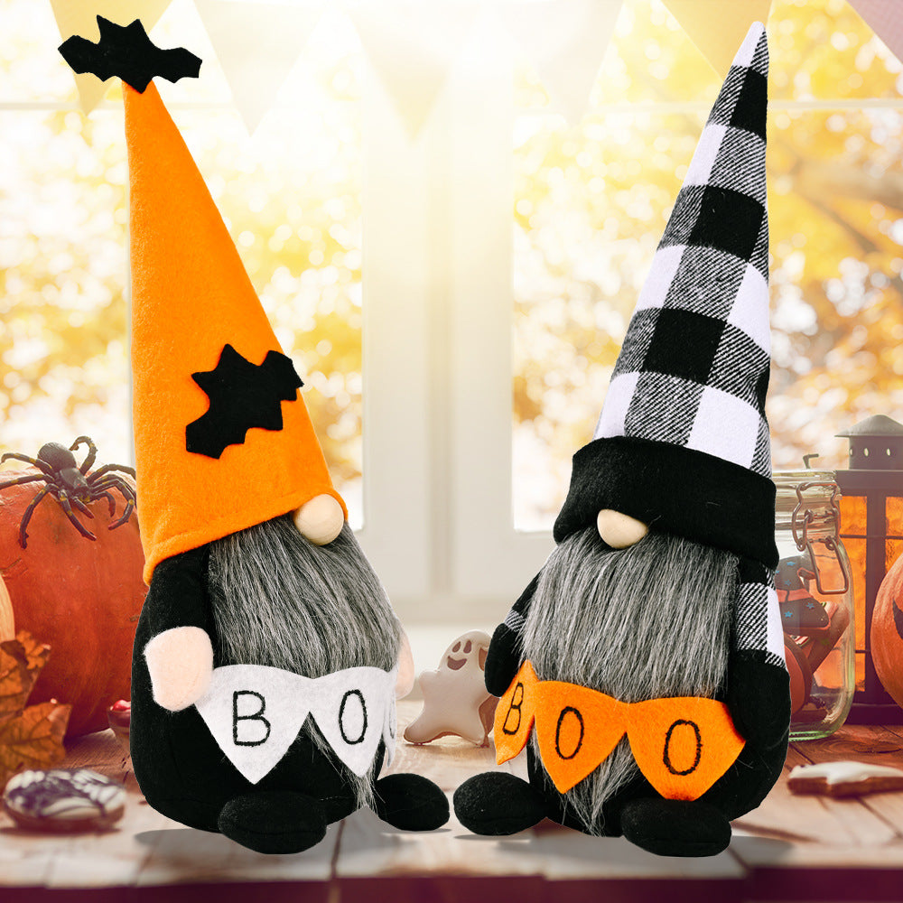 BOO Pointed Hat Gnome - [5-10 DAY DELIVERY] - 11.8" - T - 2 TYPES -