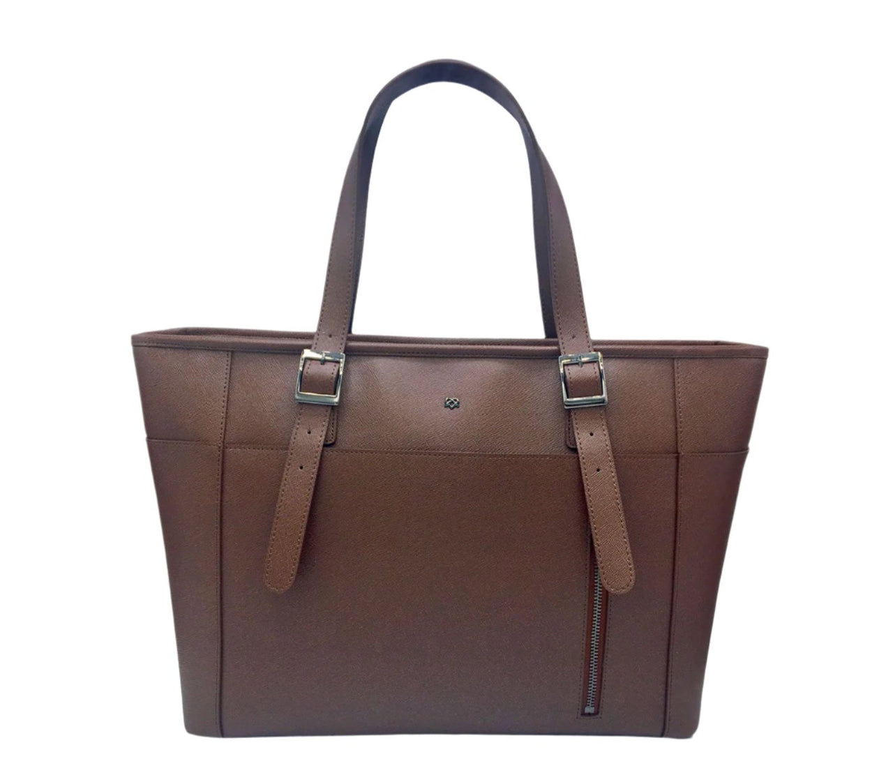 GUNAS NEW YORK - Miley - Chocolate Brown Vegan Leather Laptop Bag - 1 COLOR -