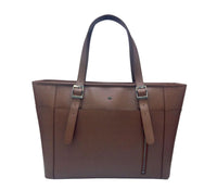 Thumbnail for GUNAS NEW YORK - Miley - Chocolate Brown Vegan Leather Laptop Bag - 1 COLOR -