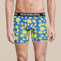 Thumbnail for Men's Lemon Boxer Brief Underwear -